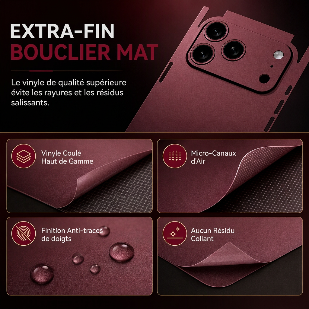 ⚡50% DE RÉDUCTION !! ⏰Autocollant de protection intégrale pour l'arrière du téléphone, anti-rayures