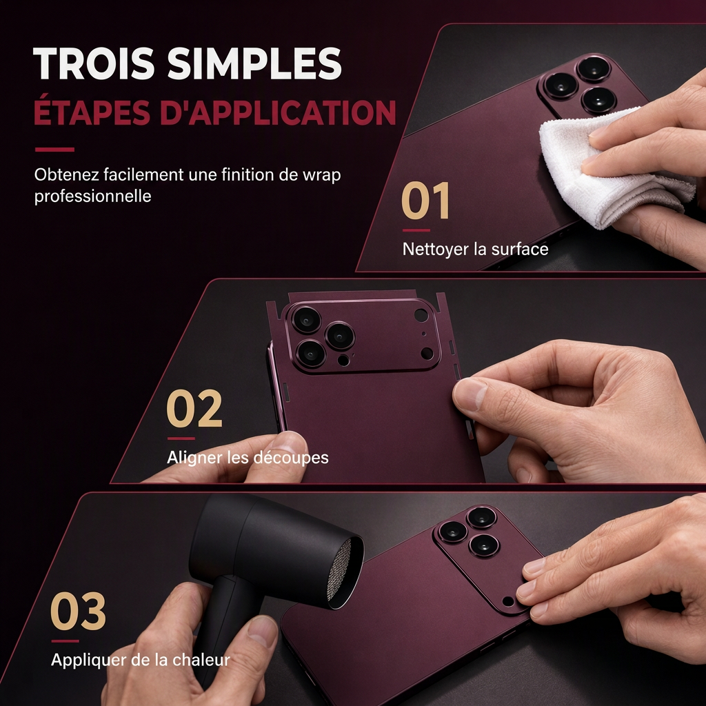 ⚡50% DE RÉDUCTION !! ⏰Autocollant de protection intégrale pour l'arrière du téléphone, anti-rayures