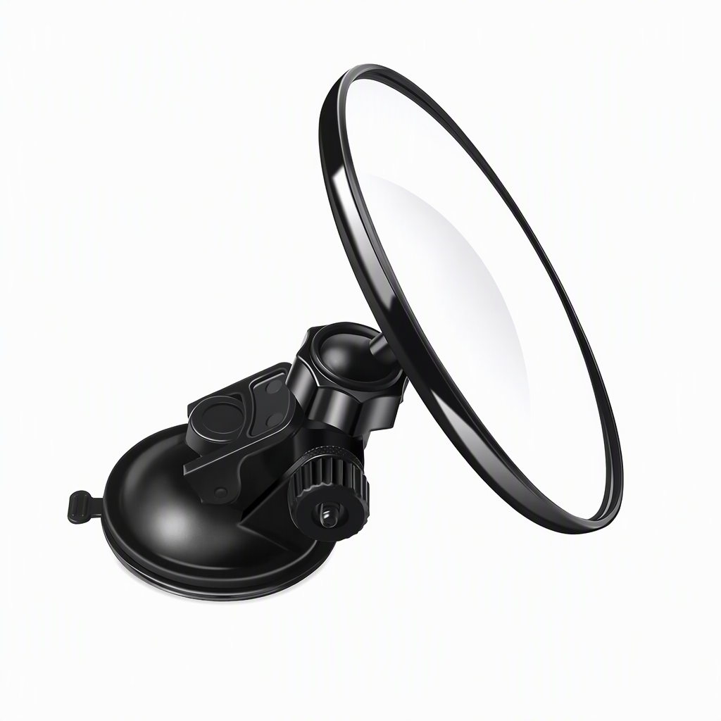 🚗 50% DE RÉDUCTION LIMITÉE DANS LE TEMPS! 👀 Miroir de rétroviseur à angle convexe large – 360° rotatif, incassable, double monture ✨