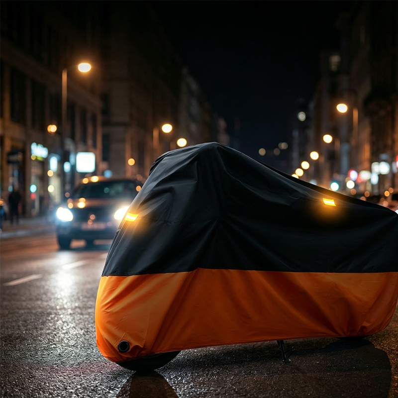 Housse de moto imperméable avec trous pour antivol