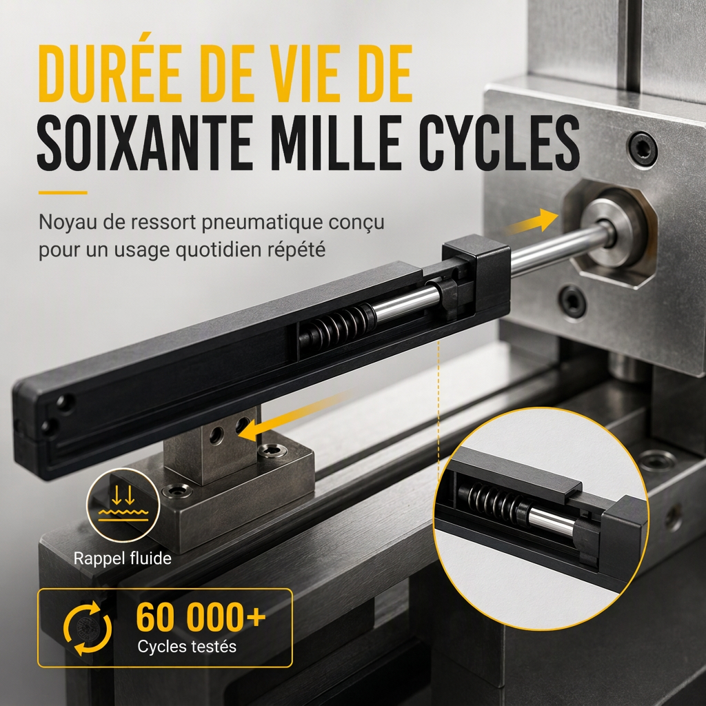 📢📢50% DE RÉDUCTION !! ⏰Mécanisme de fermeture en douceur pour porte coulissanne – Sans perçage, Fermeture silencieuse, Durable ✨