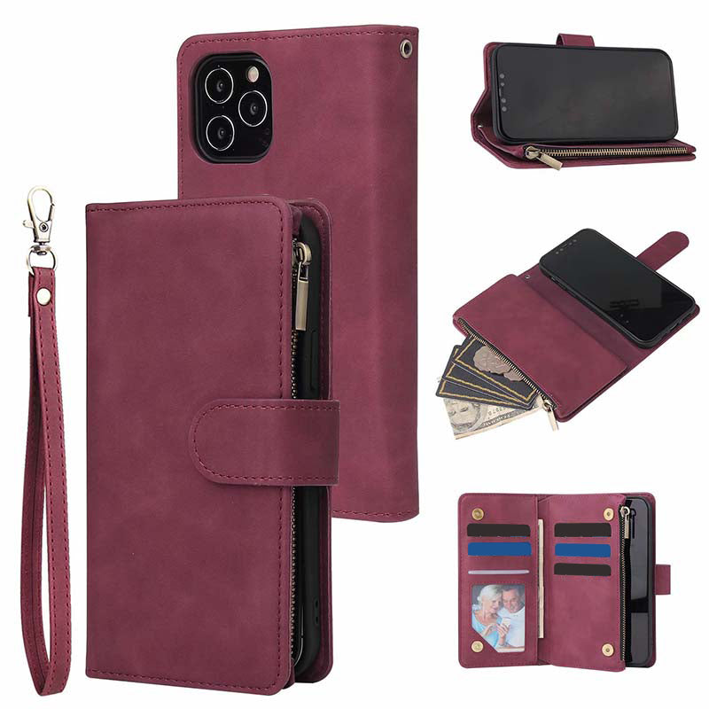 📱 -50% POUR UNE DURÉE LIMITÉE ! 🧟 Étui Portefeuille Magnétique en Cuir PU 2-en-1 – Détachable, Multi-Rangements, Support Intégré ✨