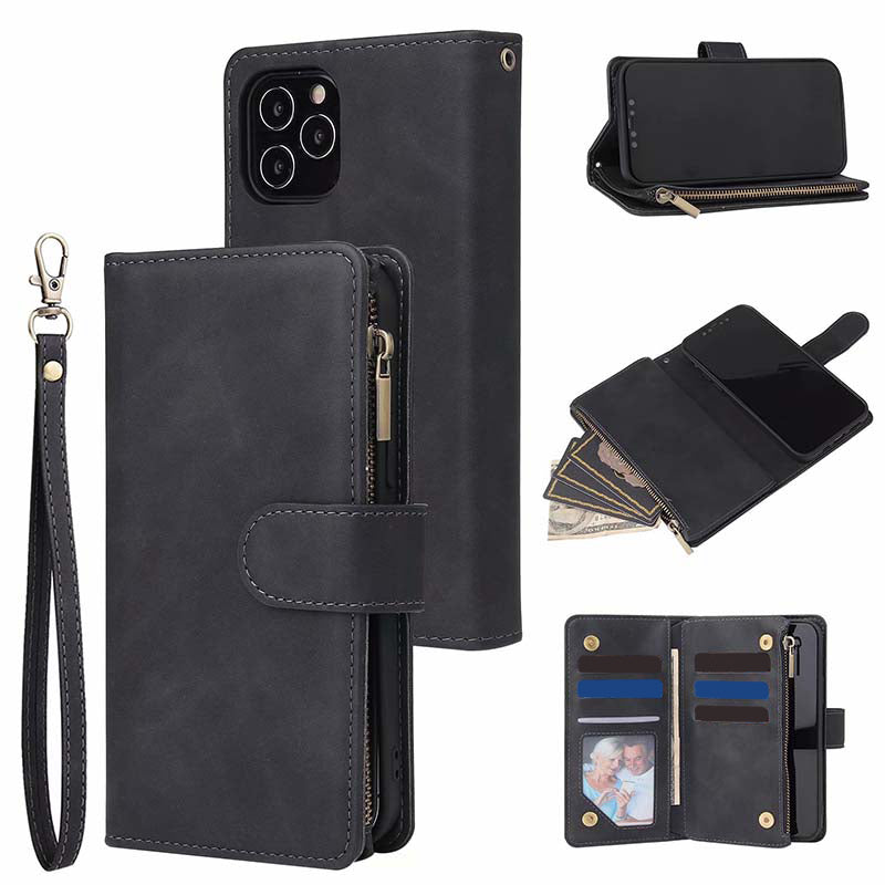 📱 -50% POUR UNE DURÉE LIMITÉE ! 🧟 Étui Portefeuille Magnétique en Cuir PU 2-en-1 – Détachable, Multi-Rangements, Support Intégré ✨