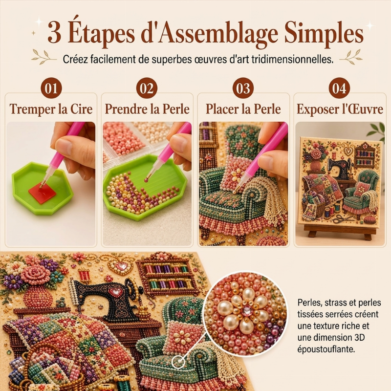 Kit de Diamond Art Creative Escape