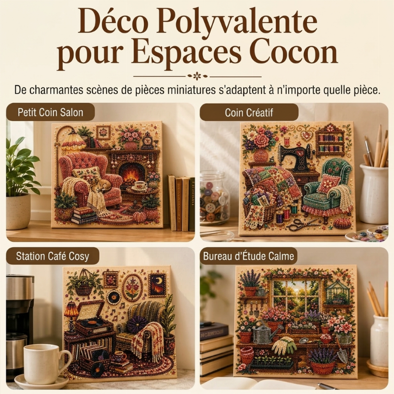 Kit de Diamond Art Creative Escape