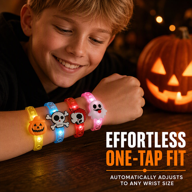 Bracelet Lumineux LED d'Halloween pour Enfants