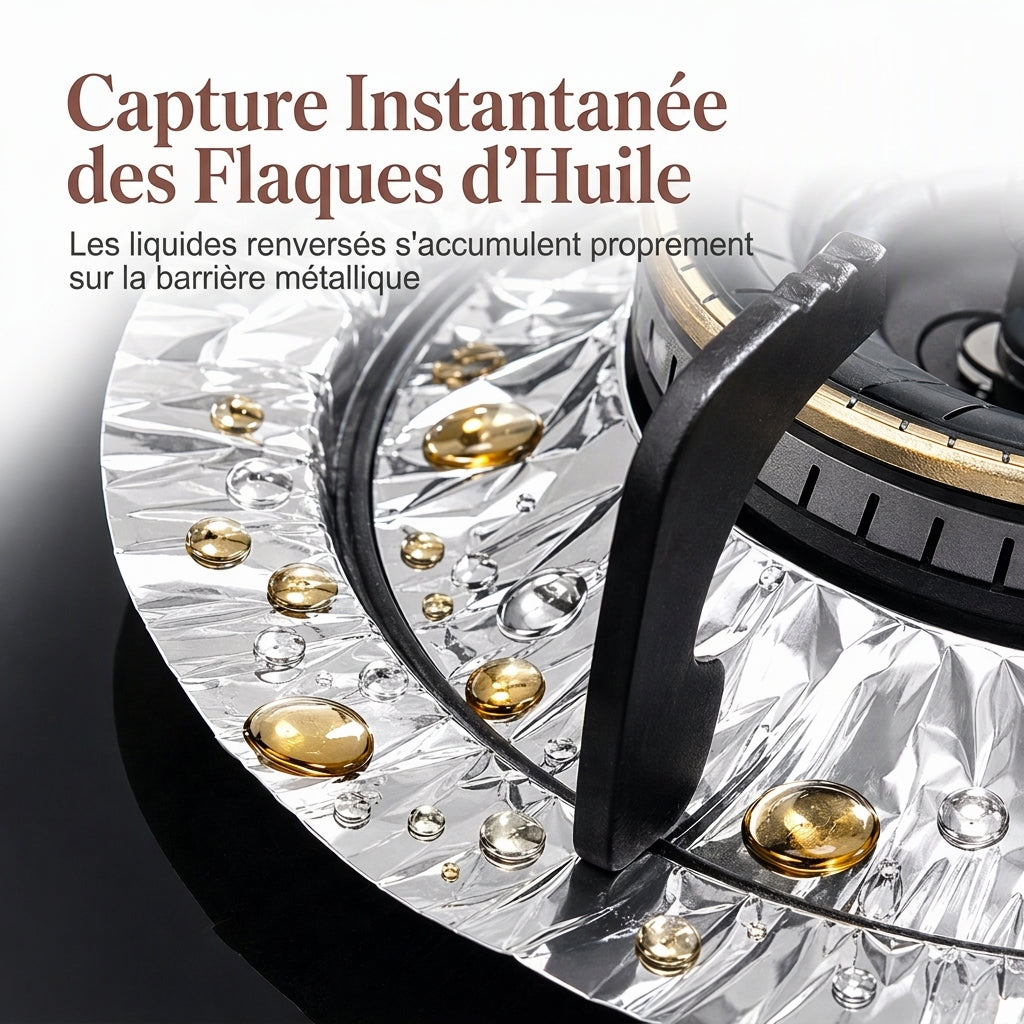 🍳 OFFRE LIMITÉE : -50% ! 🔥 Lot de 10 Feuilles de Protection Résistantes pour Plaques à Gaz – Récupération des Coulis dans la Cuvette Profonde & Protection de la Table de Cuisson 🛡️