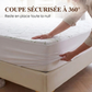 Protège-matelas imperméable en fibre de bambou