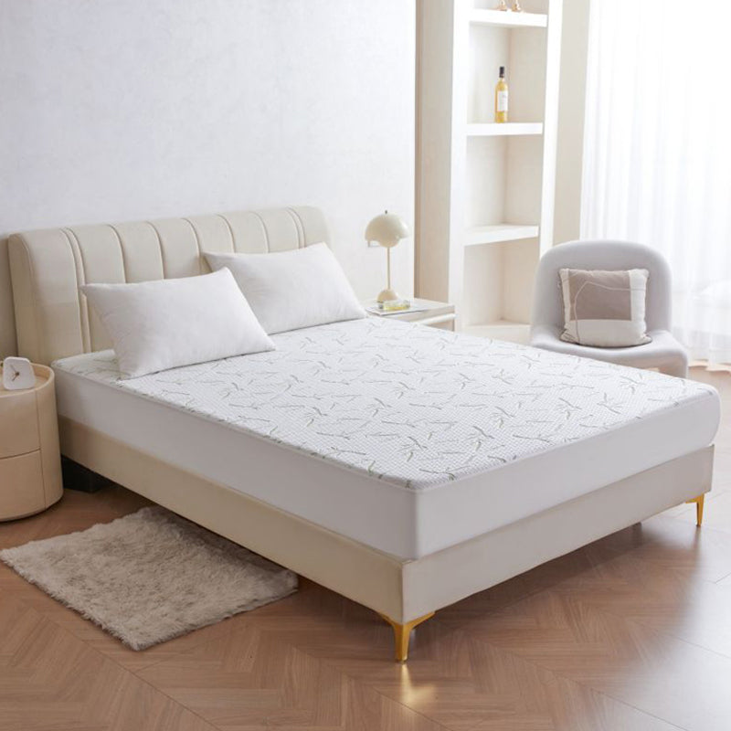 Protège-matelas imperméable en fibre de bambou