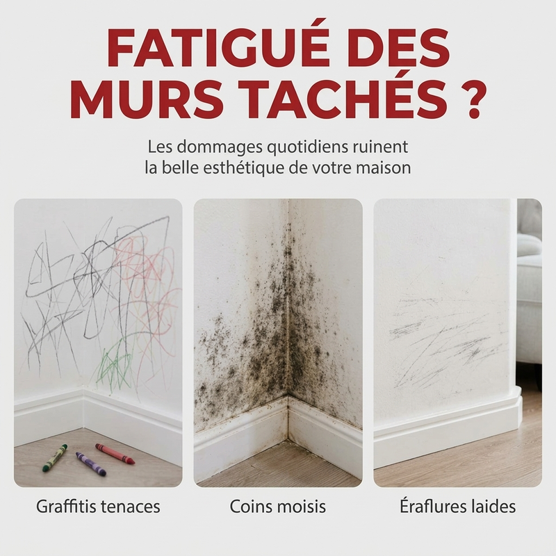 🧱🖌️✨ Pâte de réparation murale étanche avec petite brosse à rouleau intégrée