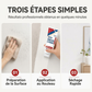 🧱🖌️✨ Pâte de réparation murale étanche avec petite brosse à rouleau intégrée