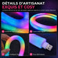 ⏳ Offre spéciale limitée dans le temps ⏰ Bande lumineuse néon en fausse fourrure – Éclairage à 360° ✨