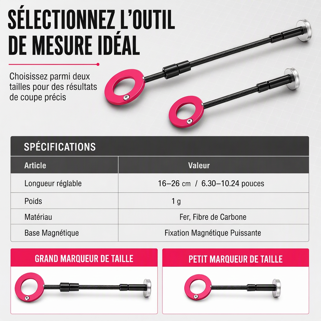 📢 -50% !! ⏰ Outil de marquage pour découpe de tronçonneuse – Guide d'alignement pour coupe du bois 🔧