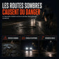 Lampe de vélo brillante, phare avant et feu arrière pour VTT, accessoires de cyclisme d'avertissement de sécurité pour la conduite de nuit
