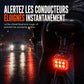 Lampe de vélo brillante, phare avant et feu arrière pour VTT, accessoires de cyclisme d'avertissement de sécurité pour la conduite de nuit