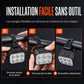 Lampe de vélo brillante, phare avant et feu arrière pour VTT, accessoires de cyclisme d'avertissement de sécurité pour la conduite de nuit