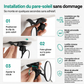 🚗 50% DE RÉDUCTION LIMITÉE DANS LE TEMPS! 👀 Miroir de rétroviseur à angle convexe large – 360° rotatif, incassable, double monture ✨