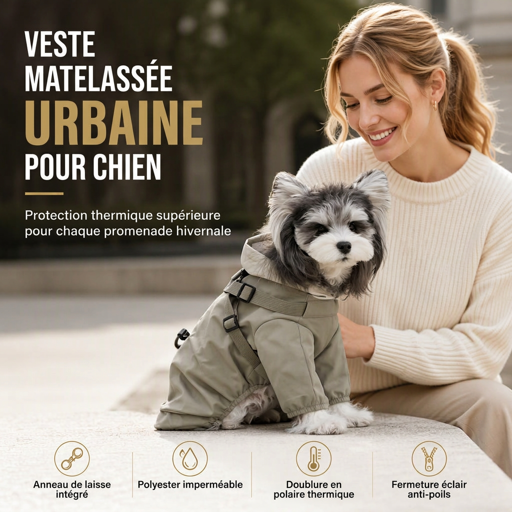 ⏳50% de réduction limitée dans le temps💥Manteau d'hiver rembourré chaud pour chien, imperméable et coupe-vent, vêtement d'extérieur pour automne et hiver