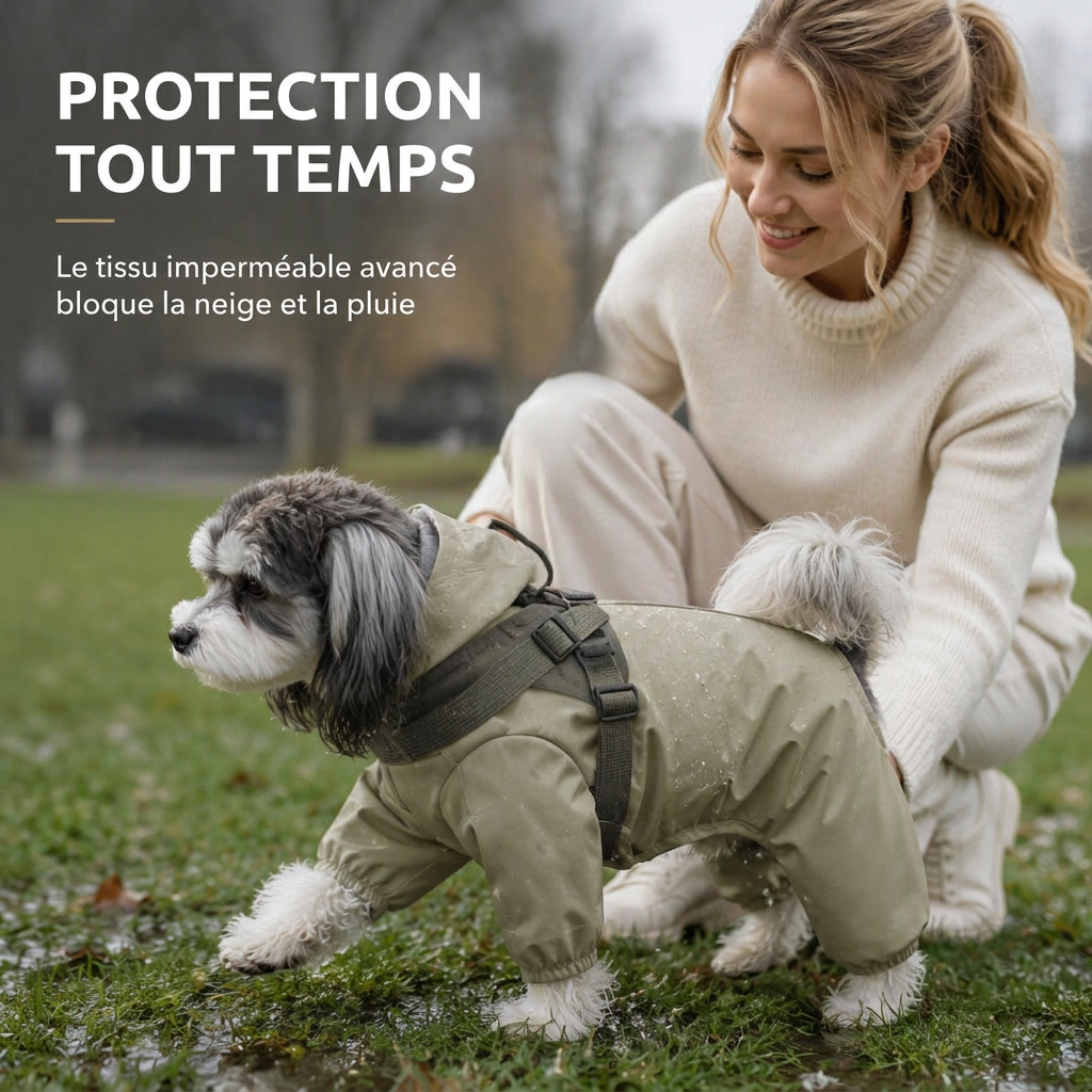 ⏳50% de réduction limitée dans le temps💥Manteau d'hiver rembourré chaud pour chien, imperméable et coupe-vent, vêtement d'extérieur pour automne et hiver