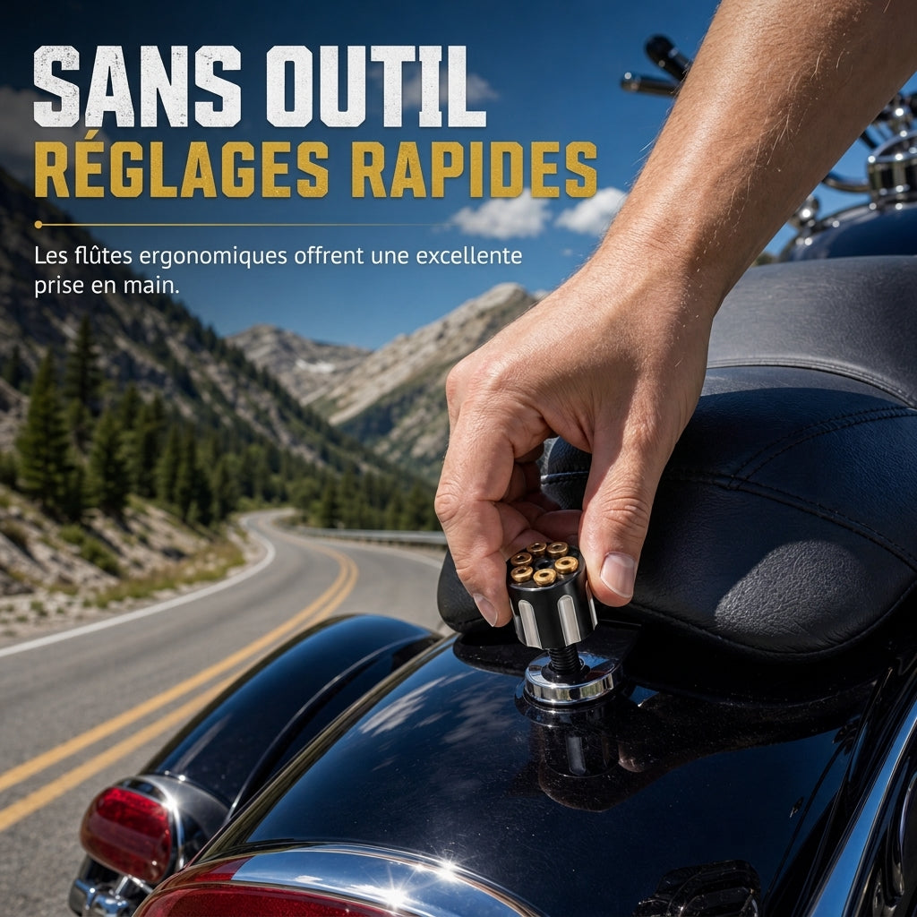 🏍️ 49 % DE RÉDUCTION LIMITÉE DANS LE TEMPS ! ⚙️ Boulon de siège à dégagement rapide CNC pour moto – Sans outil, Anti-corrosion, Élégant ✨