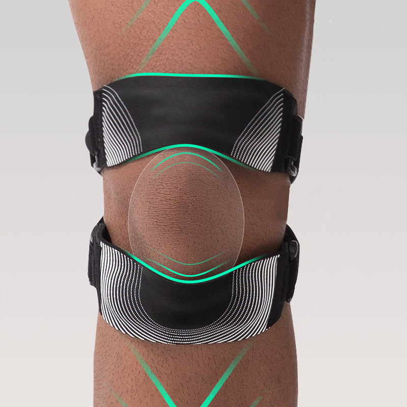 📢📢 -50% !! ⏰🏃 Genouillère de soutien rotulienne réglable - Double sangle pour un soutien actif et un confort quotidien ✨