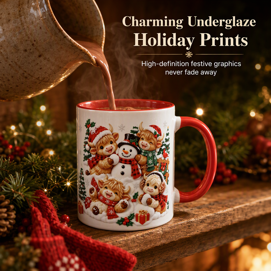 📢📢50 % DE RÉDUCTION !! ⏰Mug de Noël en Céramique Bonhomme de Neige