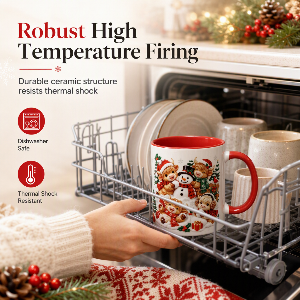 📢📢50 % DE RÉDUCTION !! ⏰Mug de Noël en Céramique Bonhomme de Neige