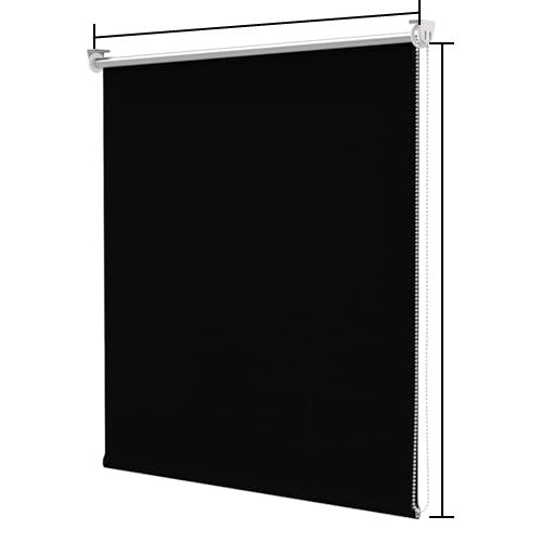 🪟 Store enrouleur 100% occultant : tissu à 3 couches, bloque la chaleur, fixation sans perçage, sans danger pour les enfants