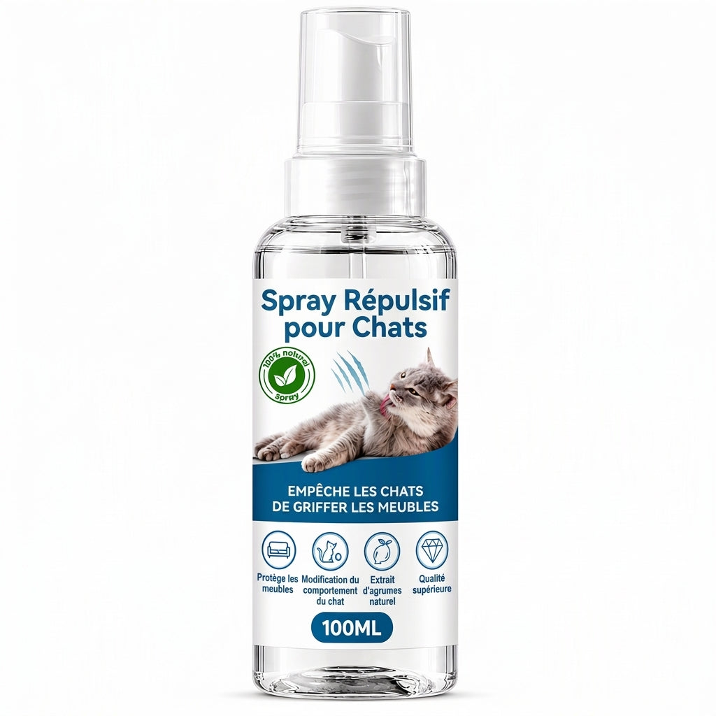 Spray Disuasif pour Grattage de Chat