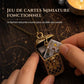 📢📢 50 % DE RÉDUCTION !! ⏰ Mini carte de tarot avec chaîne pour femme, bijou