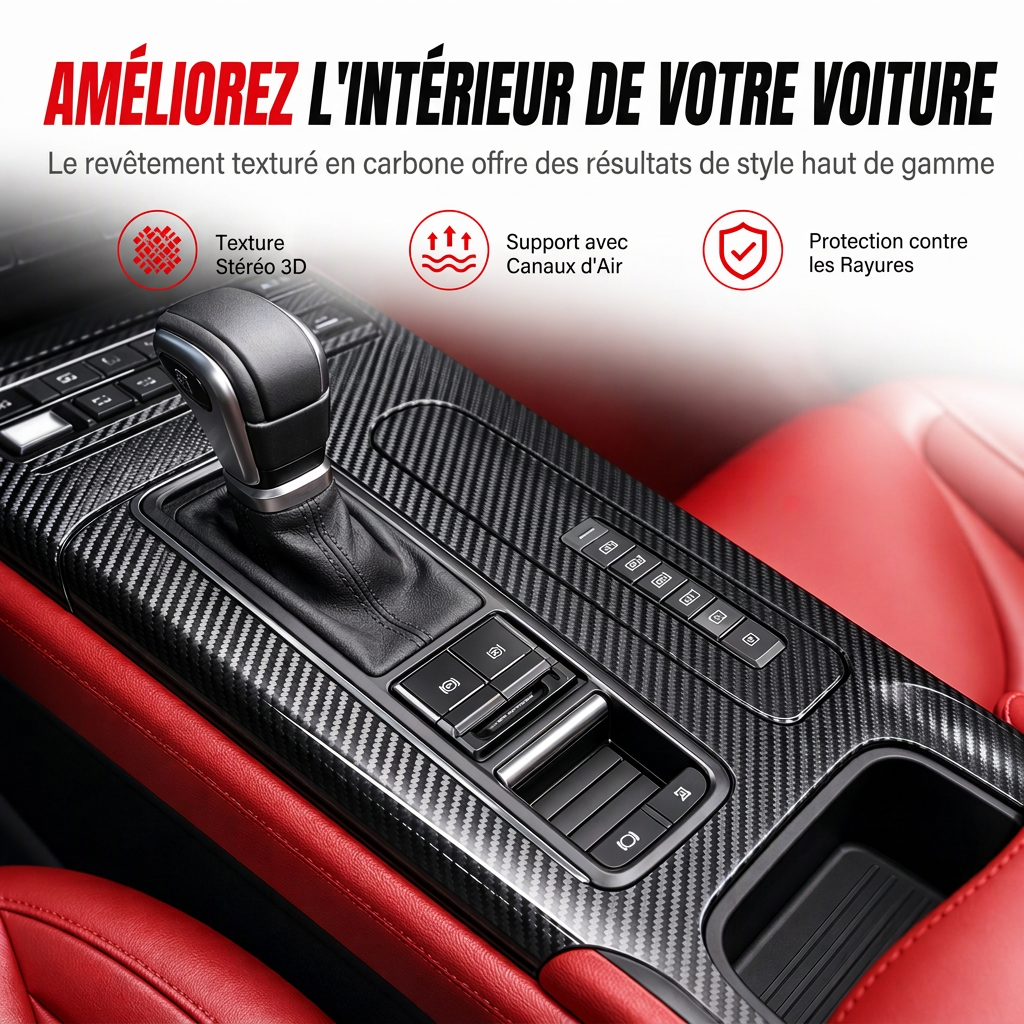 💥Film de Garnissage Intérieur en Fibre de Carbone