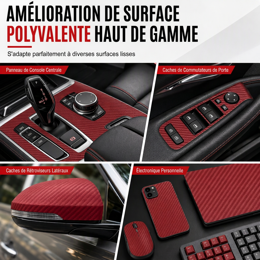 💥Film de Garnissage Intérieur en Fibre de Carbone