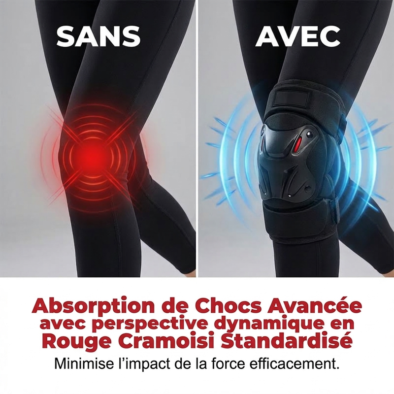 ⏳Offre spéciale à durée limitée⏰Kit de genouillères et coudières pour moto