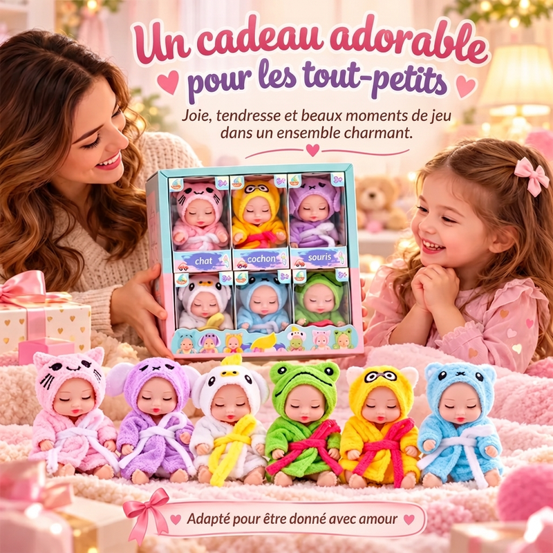 Poupées bébé reborn miniatures réalistes Poupées bébé réalistes