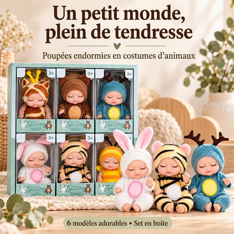 Poupées bébé reborn miniatures réalistes Poupées bébé réalistes