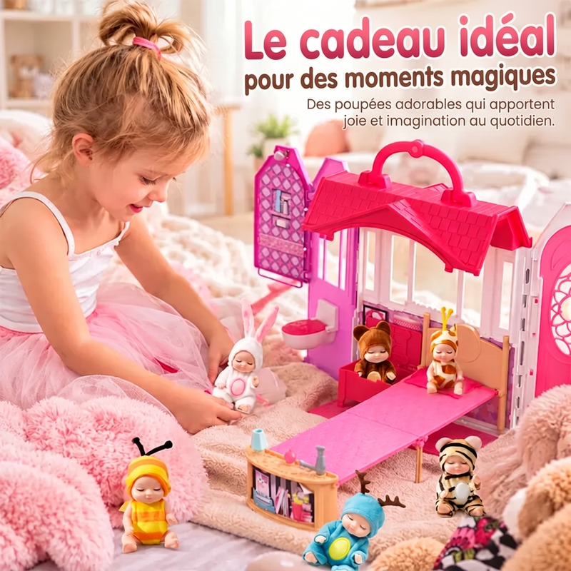 Poupées bébé reborn miniatures réalistes Poupées bébé réalistes