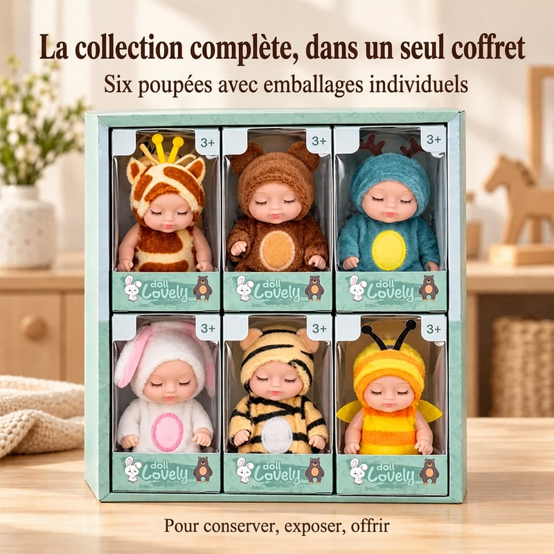 Poupées bébé reborn miniatures réalistes Poupées bébé réalistes