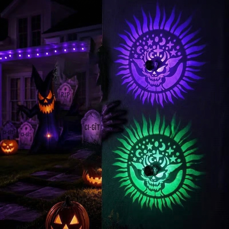 ☀️ Lampe murale solaire décorative : Motifs lumineux festifs, IP65, Allumage automatique la nuit