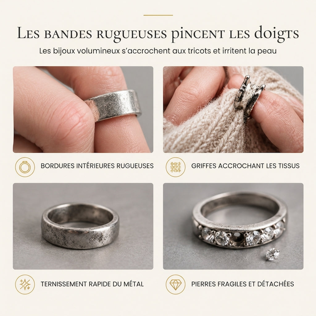 💎Bague ajourée Femme Céleste Soleil Lune et Étoiles