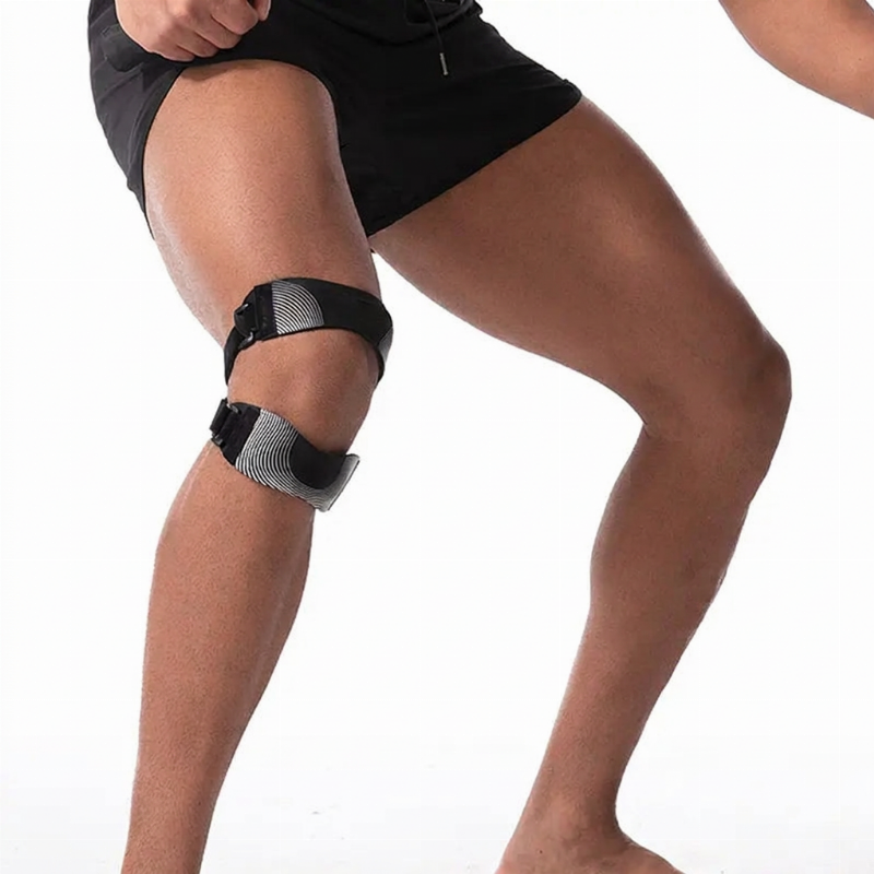📢📢 -50% !! ⏰🏃 Genouillère de soutien rotulienne réglable - Double sangle pour un soutien actif et un confort quotidien ✨