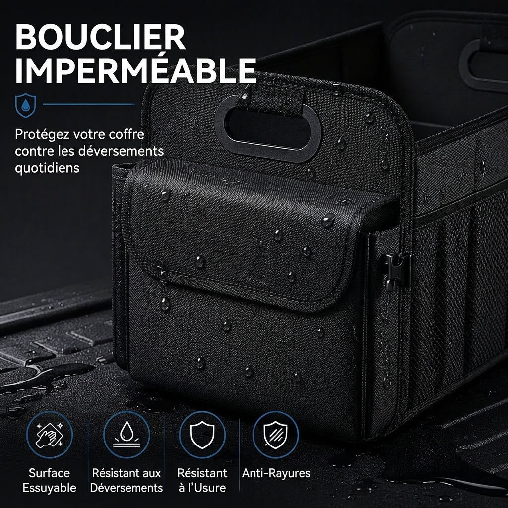 ⏳🔥 -50 % POUR UNE DURÉE LIMITÉE ! ⏰🚗 Organisateur de coffre de voiture pliable, étanche et de grande contenance – Boîte de rangement pliable pour SUV et berline 🧳✨