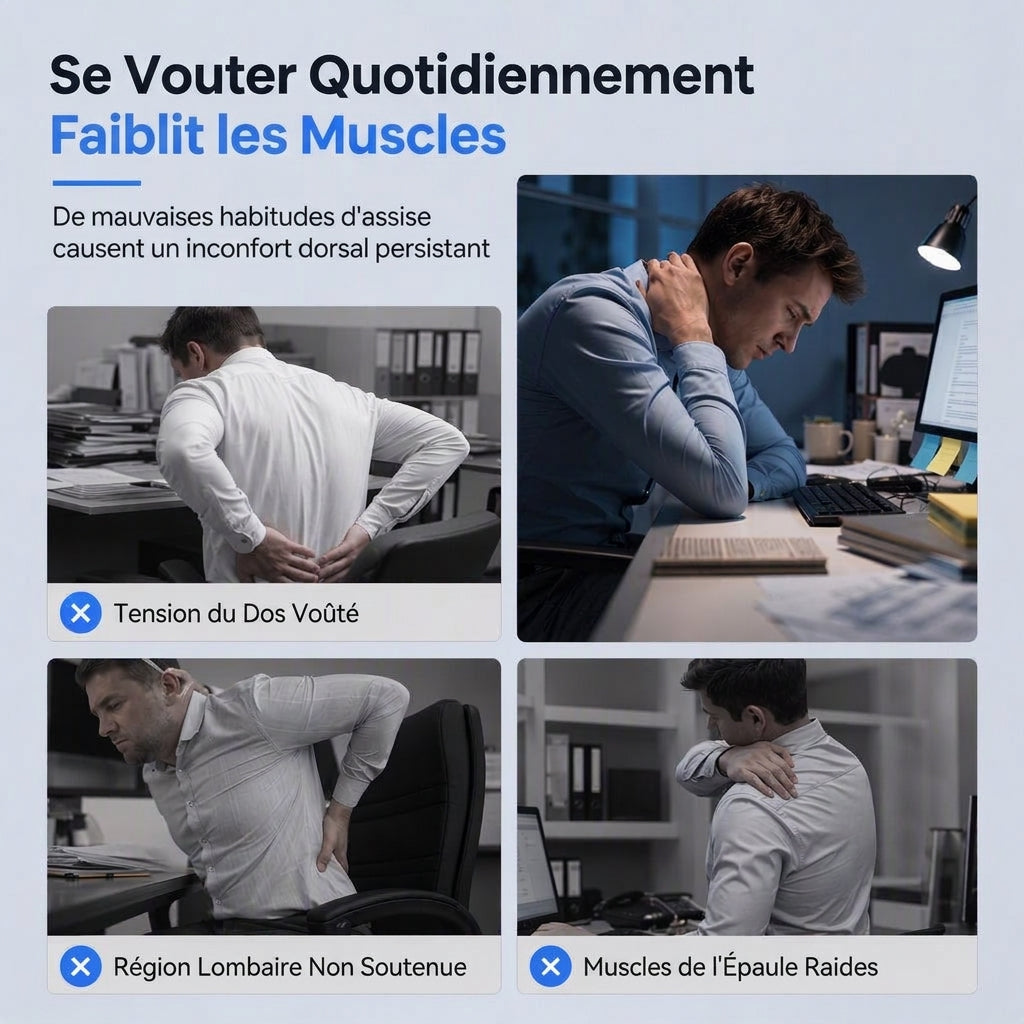 ✨Correcteur de Posture Dorsale Ajustable pour Adultes🧍