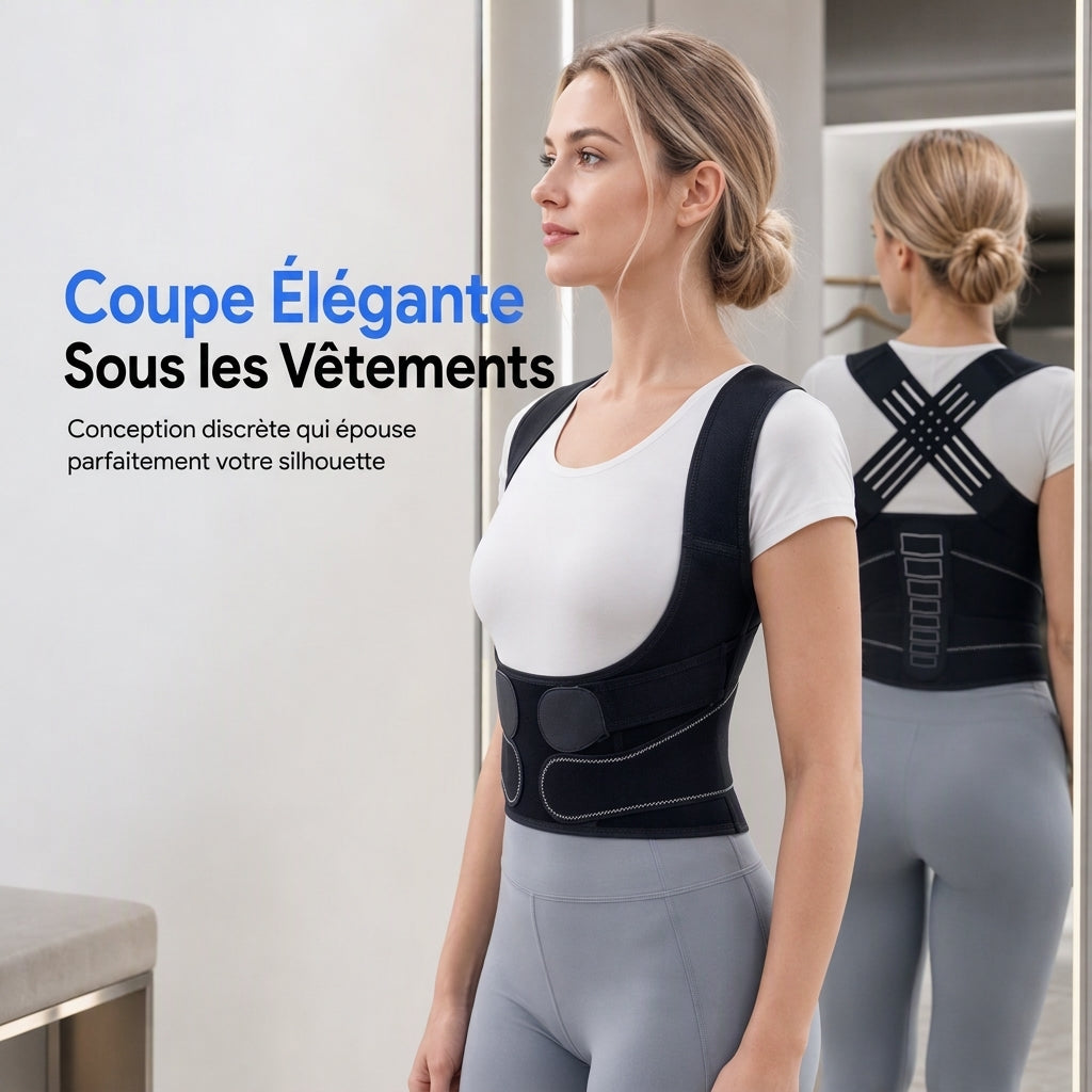 ✨Correcteur de Posture Dorsale Ajustable pour Adultes🧍