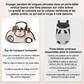 🐾 -50% ! 🎒 Sac de transport portable pour animaux – Design bandoulière et sac à dos respirant ✨
