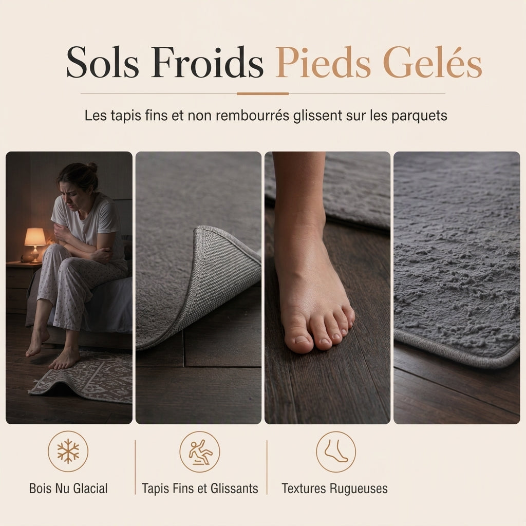 ⏳🔥 -50% OFFRE LIMITÉE ! ⏰ Tapis en velours doux et moelleux : pelucheux, sans perte de poils, confort nuageux, pour salon et chambre à coucher 🧸