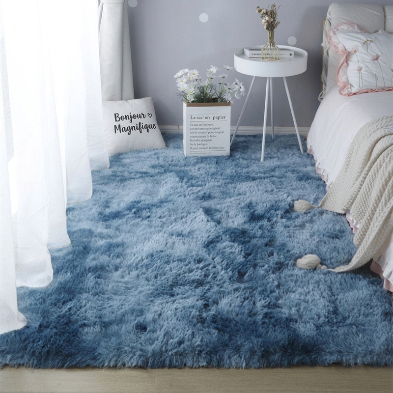 ⏳🔥 -50% OFFRE LIMITÉE ! ⏰ Tapis en velours doux et moelleux : pelucheux, sans perte de poils, confort nuageux, pour salon et chambre à coucher 🧸