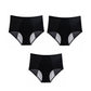Culotte en soie glacée taille haute anti-fuite grande taille L-5XL-5