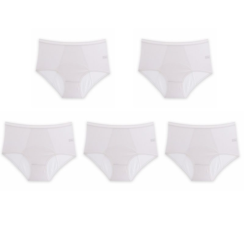 Culotte en soie glacée taille haute anti-fuite grande taille L-5XL-9