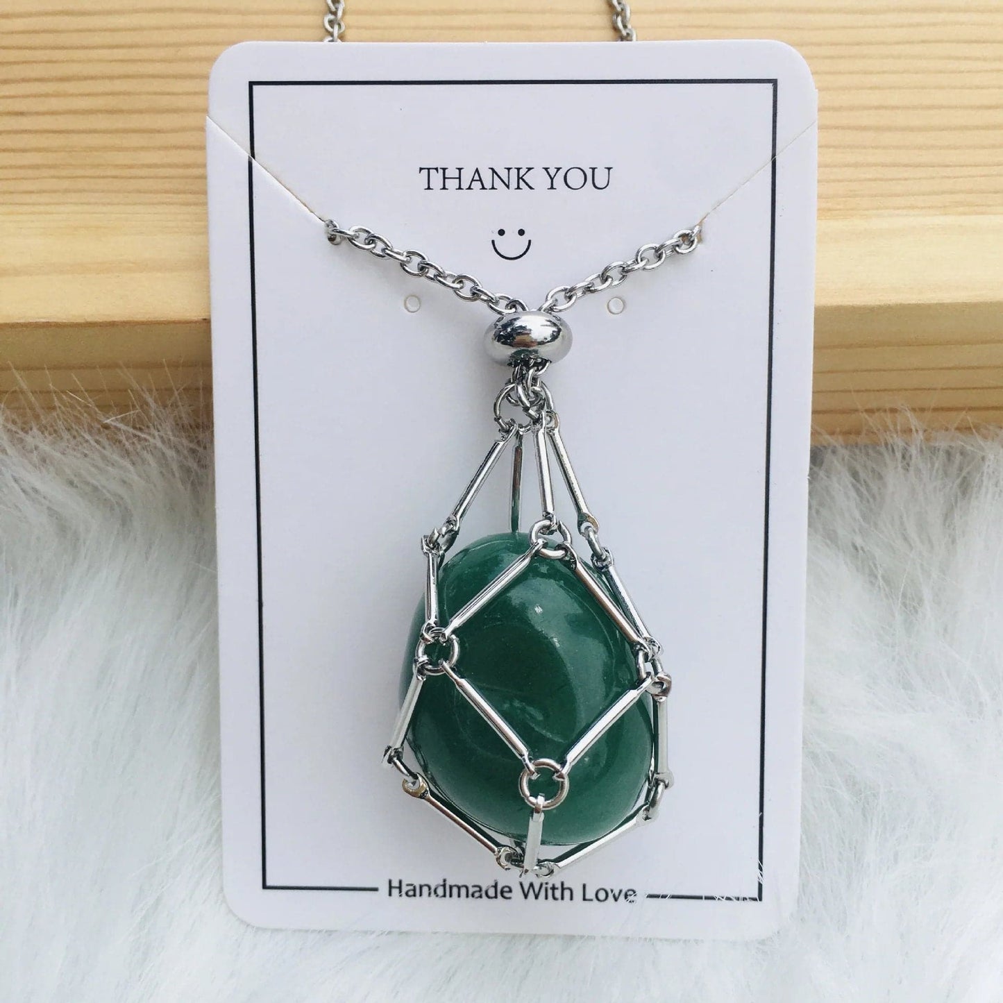 Collier en cristal - avec cadeau (en cristal)🎁