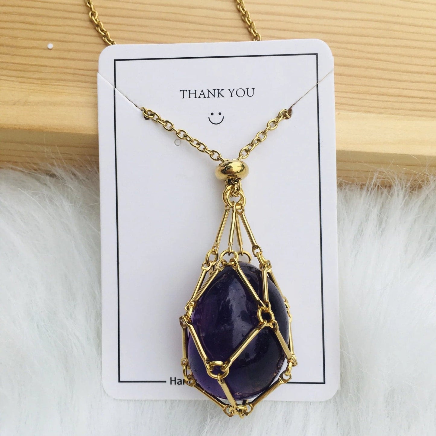 Collier en cristal - avec cadeau (en cristal)🎁